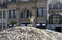Plage de sable place de l'Hôtel de ville - St-Quentin - © Norbert Pousseur