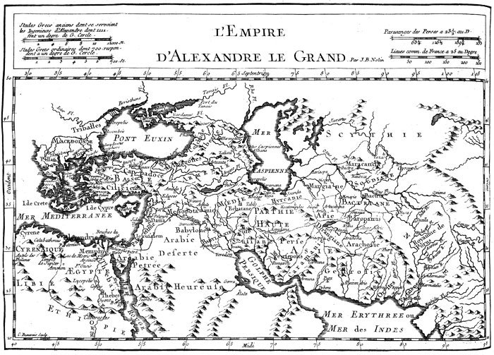 Empire d'Alexandre le Grand - reproduction © Norbert Pousseur