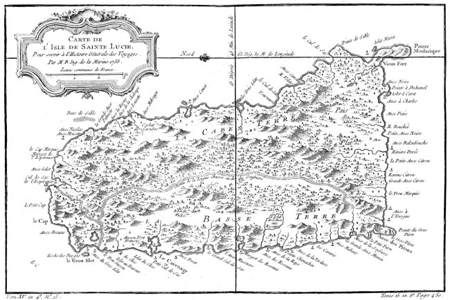 St Lucie en 1759 - reproduction © Norbert Pousseur