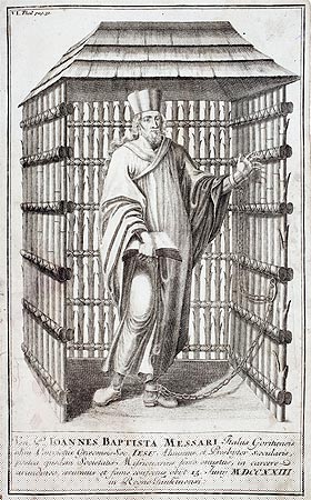 Jean Baptiste Messari enchainé - reproduction © Norbert Pousseur