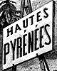 Hautes Pyrénées, titre du département par Vuillemin - reproduction © Norbert Pousseur