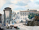 Imagette : Hyères - gravure  reproduite et restaurée par © Norbert Pousseur