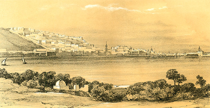 Alger vers 1830 - reproduction © Norbert Pousseur