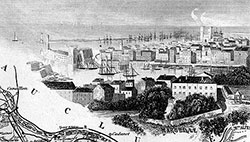 Imagette : Gravure de la ville de Marseille, en 1883