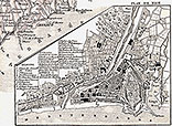 Pour zoom, Plan de Nice vers 1880 -  gravure reproduite et restaurée numériquement par © Norbert Pousseur