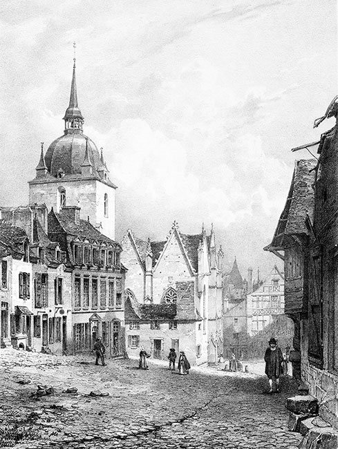 Ville de Josselin - reproduction © Norbert Pousseur