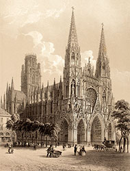 Église de St Ouen à Rouen- reproduction © Norbert Pousseur