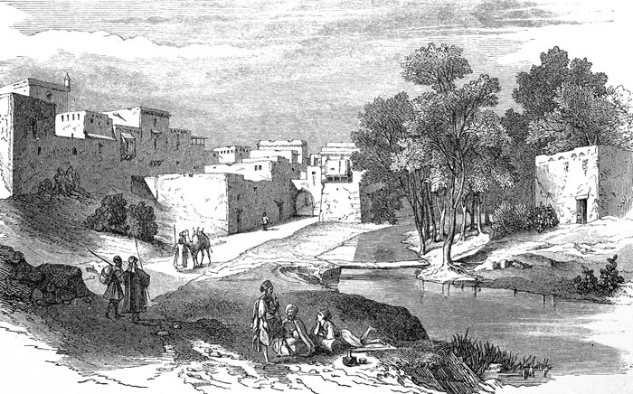 L'ancien quartier chrétien de Damas - reproduction © Norbert Pousseur