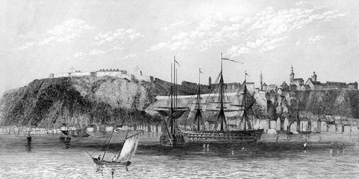 Le port de Québec - reproduction © Norbert Pousseur Le port de Québec - reproduction © Norbert Pousseur