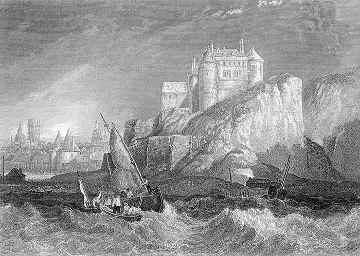 Dieppe Vers 1840