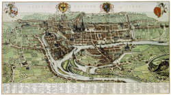 Pour Zoom : Plan de Liège de Julius Milheuser en 1627 