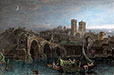 Avignon vers 1840 par Joseph Skelton - reproduction © Norbert Pousseur