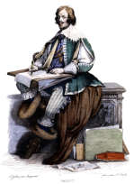 Pour zoom, Portrait de Jacques Callot  - gravure de Baugean reproduite et restaurée par © Norbert Pousseur