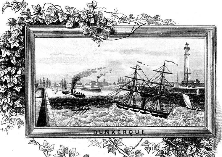Gravure de la ville de Dunkerque, en 1883, gravure reproduite et restaurée numériquement par © Norbert Pousseur Gravure de la ville de Dunkerque, en 1883, gravure reproduite et restaurée numériquement par © Norbert Pousseur
