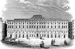 Palais St Pierre de Lyon, 1830 - reproduction © Norbert Pousseur