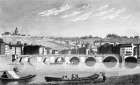 Lyon au fil de l'eau, vers 1830  - gravure reproduite et restaurée numériquement par © Norbert Pousseur