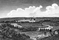 Zoom Vue générale de Metz vers 1830 - gravure reproduite et restaurée numériquement par © Norbert Pousseur