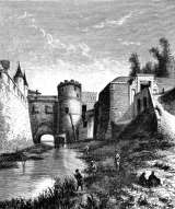 Zoom sur Militaire-élève de Metz vers 1835 gravure reproduite et restaurée numériquement par © Norbert Pousseur