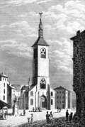 Pour zoom, Le château d'If près de  Marseille vers 1830  - gravure de Rauch reproduite et restaurée par © Norbert Pousseur