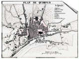 Zoom pour Plan de Quimper vers 1850 - gravure reproduite et restaurée numériquement par © Norbert Pousseur