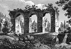 Aqueduc de Champenost, Lyon, 1825 - reproduction © Norbert Pousseur