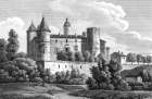 Château de la Motte à Lyon, vers 1825 - gravure reproduite et restaurée numériquement par © Norbert Pousseur