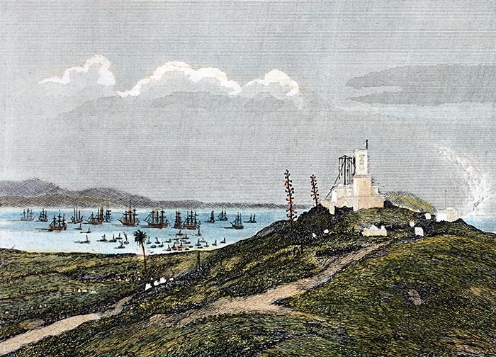 Sidi Feruch vers 1830 - reproduction © Norbert Pousseur