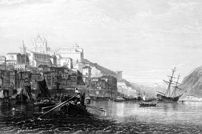 IImagem : Porto em 1840 - reprodução © Norbert Pousseur