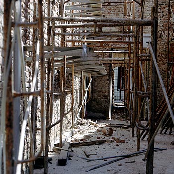 © Norbert Pousseur - Ancienne maison en cours de restauration, à Singapour