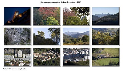 Paysage de Lourdes planche n°1 - © Norbert Pousseur