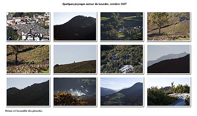 Paysage de Lourdes planche n°2 - © Norbert Pousseur