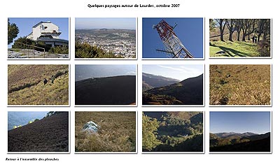 Paysage de Lourdes planche n°3 - © Norbert Pousseur