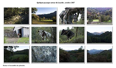 Paysage de Lourdes planche n°4 - © Norbert Pousseur