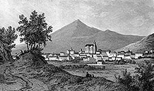 Clermont en 1838, dessiné par Rauch - reproduction et restauration © Norbert Pousseur  