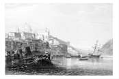Para zoom, Porto em 1840 - reprodução da gravura e correcções digitais por © Norbert Pousseur