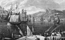 Para zoom, Porto em 1835 - reprodução da gravura e correcções digitais por © Norbert Pousseur