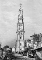 Para zoom - The Priests' Tower in Porto, cerca de 1840 - reprodução da gravação e correcções digitais por © Norbert Pousseur