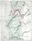 Pour zoom, Carte du Portugal vers 1850 - reproduction © Norbert Pousseur