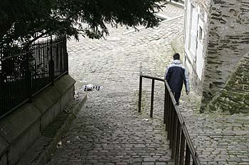 anciens escaliers d'Angers - © Norbert Pousseur