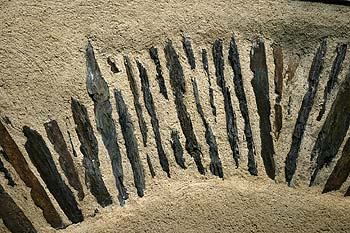 traces d'ouverture dans mur de maison d'Angers - © Norbert Pousseur