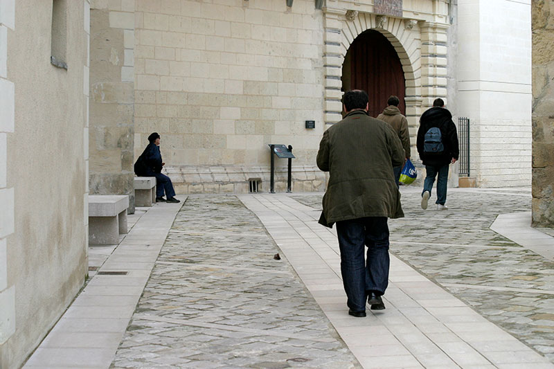 Parcours piéton au centre ville d'Angers - © Norbert Pousseur 