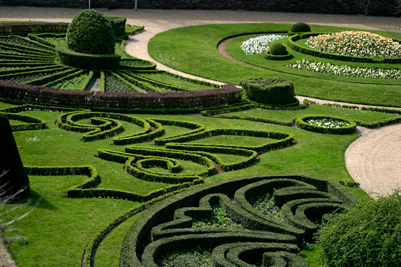 Parterre du château d'Angers - © Norbert Pousseur