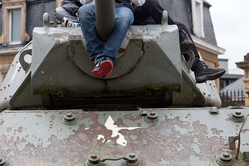 Tank, surface de jeux à Arlon - © Norbert Pousseur