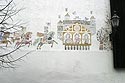 Fresque du château de Bâle entouré de cavaliers - © Norbert Pousseur