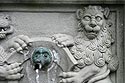 Tête de fontaine entre les lions de Baden - © Norbert Pousseur