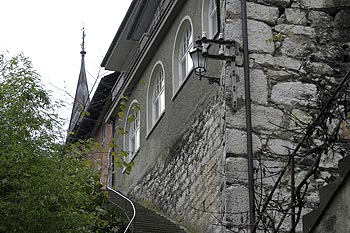 Escaliers dans la vieille ville - Baden - © Norbert Pousseur