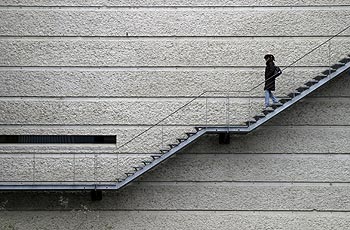 Passerelle le long des murailles - Baden - © Norbert Pousseur