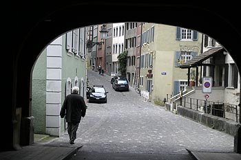 Entrée de la ville par une des poternes - Baden - © Norbert Pousseur