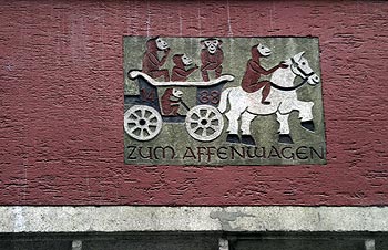 Zum affenwagen, charette aux singes - Baden - © Norbert Pousseur