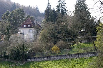 Villa à l'entrée de la ville au bord de la Limmat - Baden - © Norbert Pousseur